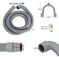 thumbnail image 6 of Jianwen Shop 2.5M Drain Hose Extension for Washing Machines Dishwashers, 6 of 7