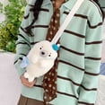 thumbnail image 5 of Jiibva Plush Seal Crossbody Bag Cute Mini Shoulder Purse Kawaii Animal Pouch Soft Y2K Aesthetic Accessory, 5 of 7