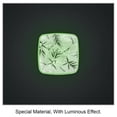 thumbnail image 2 of 4PCS Square Cabinet Fluorescence Knob Glowing in the Dark Furniture Drawer Pulls Handle with Screws Leaves and Flower, 2 of 5