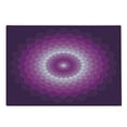 thumbnail image 2 of Purple Cutting Board, Graphic Carnation Flower Optical Illusion Symmetric Vibrant Display, Decorative Tempered Glass Cutting and Serving Board, Large Size, Purple Magenta White, by Ambesonne, 2 of 5