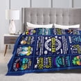 thumbnail image 6 of Yibo Happy Retirement Gifts Blanket Flannel Soft and Comfortable Anti-static Bed Sofa Blanket, 6 of 9