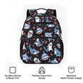thumbnail image 6 of Jeiento Cute Shark Toddler Backpack for Girls 3-5, 13.5 Inch Preschool School Bag, Lightweight Kids Backpack with 2 Mesh Side Pockets for Water Bottle, 6 of 7