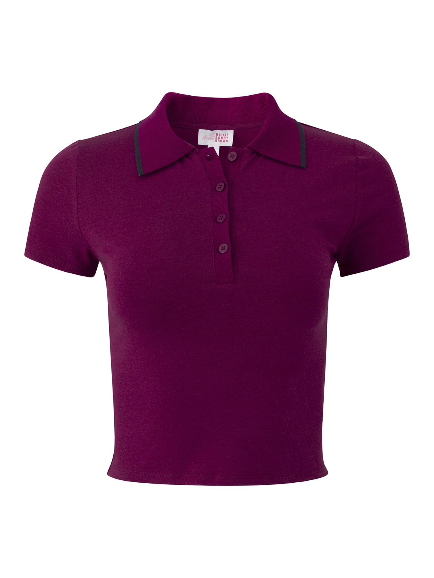 Mills by Millie Bobby Brown Women's Cut and Sew Polo, Sizes XXS-XXL