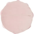thumbnail image 2 of JWH 3D Handmade Soft Round Decorative Rose Pink Flower Throw Pillow for Bed Sofa Bedding 14inch, 2 of 9