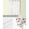 thumbnail image 4 of Cherry Fruit Retro Window Curtain for Living Room Bedroom Balcony Cafe Kitchen Tie-up Curtain, 4 of 5
