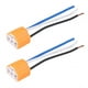 thumbnail image 2 of El Conector de Casquillo de Bombilla Lideró de Cerámica, Adaptador de Enchufe de Faro para H4/9003/HB2, Naranja, 2 UDS., 2 of 7
