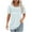 Light Blue#03, variant on Summer Shirts for Women Casual Ruched Pleated Short Sleeve Crewneck Graphic T-Shirts Cute Floral Printed Ladies Flowy Tunic Blouse White#01 XXL