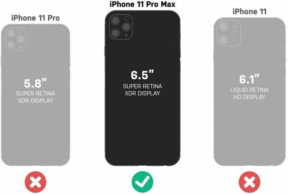 OtterBox Defender Series Case for iPhone 11 Pro Max (Only) - Case Only - Gone Fishin (Wet Weather/Majolica Blue)
