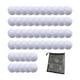thumbnail image 2 of Bolas de nieve artificiales de 5 cm, suaves, ideales para niños. Bolsa de malla para guardarlas. Juego de bolas de nieve realista. 50 piezas, 2 of 9