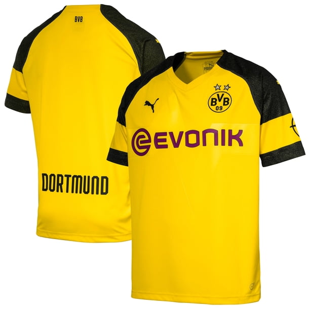 Puma Borussia Dortmund Puma 2018 19 Home Replica Jersey Yellow Walmart Com Walmart Com