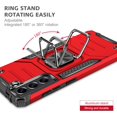 thumbnail image 6 of for Galaxy S21 Case, S21 Case with Self Healing Flexible TPU Screen Protector [2 Pack], Military Grade Double Shockproof with Kickstand Protective Case for Samsung Galaxy S21 5G-Red, 6 of 14