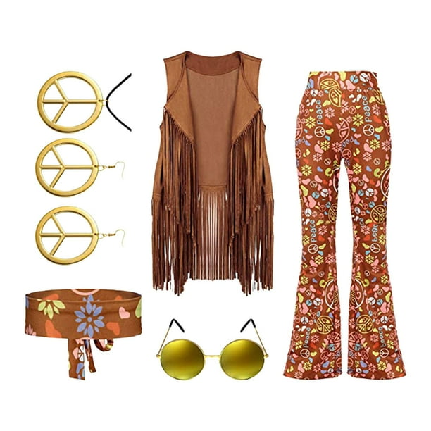 Disfraces Atuendo De Hippie Ropa Hippie Disfraces De 60 70 Y 80