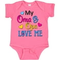 thumbnail image 3 of Inktastic My Oma and Opa Love Me with Hearts Boys or Girls Baby Bodysuit, 3 of 5