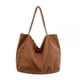 thumbnail image 1 of Umhängetasche Damen Groß Handtasche Schultertasche Cord Tasche Damen Crossbody Tasche Einkaufstasche Damen Shopper-40*40*23cm (Beige), 1 of 5