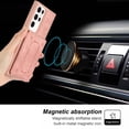 thumbnail image 2 of Compatible with Samsung Galaxy S22 Ultra Case, Classic Wallet Case, Lanyard Wrist Strap with Kickstand PU Leather Card Holder Protective Cover for Samsung Galaxy S22 Ultra,Pink, 2 of 6