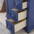 thumbnail image 6 of Jardin 36" Carrara White Marble Countertop Single Vanity w/o Mirror Jewelry Blue, 6 of 9