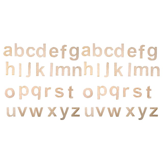 52 adornos de letras, letras de para adornos, educativos Yuyangstore letras del alfabeto