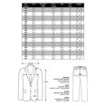 thumbnail image 2 of Men's 3 Button Single Breasted Dress Suits , 14 Colors, 2 of 2