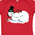 thumbnail image 4 of Inktastic Sassy Snowman in Top Hat Boys or Girls Baby Bodysuit, 4 of 5