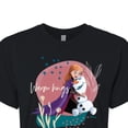 thumbnail image 3 of Disney Frozen 2 - Warms Hugs With Olaf - Juniors Cropped Cotton Blend T-Shirt, 3 of 5