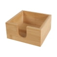 thumbnail image 1 of Bandeja para servilletas sencilla, soporte de almacenamiento de papel, contenedor, dispensador de servilletas, soporte para pañuelos faciales, estuche cuadrado Gloria Caja de almacenamiento de servilletas, 1 of 9