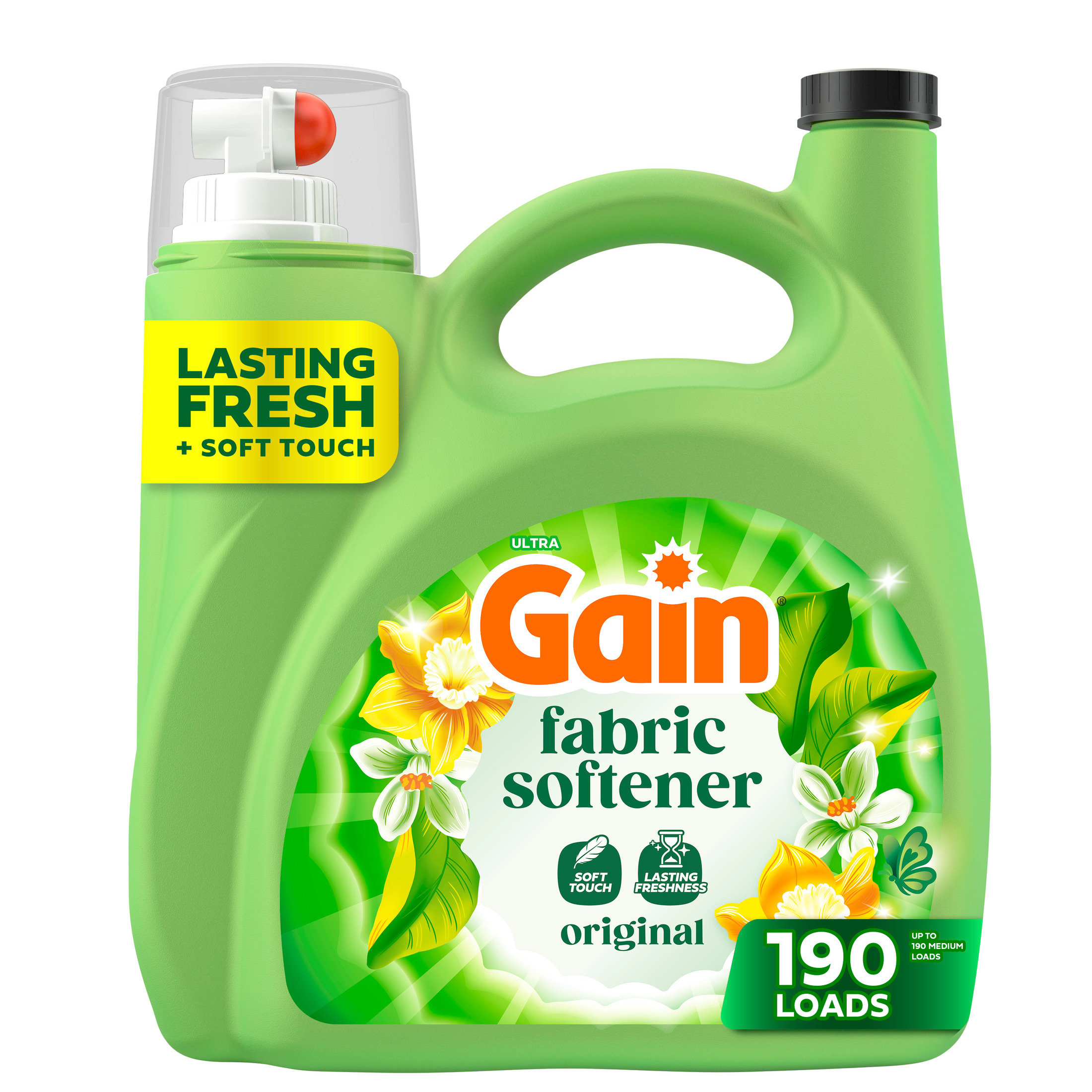 Gain Liquid Fabric Softener, Original Scent, 140 fl oz
