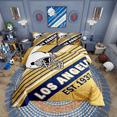 thumbnail image 2 of Erosebridal Football Comforter Sets Queen Size,Ball Game Bedding Queen Comforter Set,Sport Decor (Los Angeles),Reversible,Super Cozy,3-Piece, 2 of 7