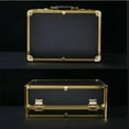 thumbnail image 4 of Caja organizadora de peluquería jinwen Estuche de transporte de peluquero grande Oro, 4 of 8