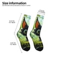thumbnail image 2 of Honeii Cute Big-Eyed Black Cat Print Children's Colorful Socks,Unisex Kids and Toddlers' Cushioned Sock,Kids Athletic Crew Socks,for Everyday Wear and Sports, 2 of 5