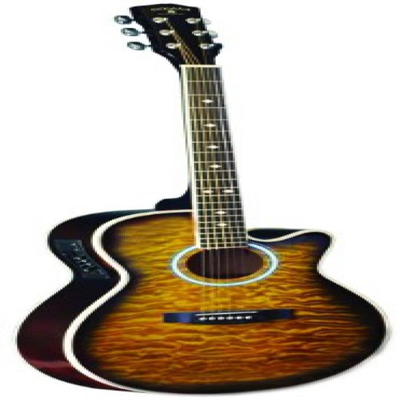 INDIANA Madison MADQTTB AcousticElectric Guitar Tobacco Sunburst