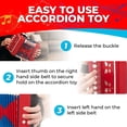 thumbnail image 5 of M Buder Kids Accordion 7 Key 2 Bass Button Accordion Music Education Instrument (7.87 inches / 20 cm) Lightweight Starter Squeezebox, 5 of 9