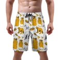thumbnail image 1 of NICKSUN Men's Swim Trunks, Cute Print Quick Dry Summer Board Beach Shorts with Mesh Lining and Pockets, 1 of 6