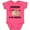 Retro Heather Pink, variant on Inktastic My Grandma Is My Valentine Boys or Girls Baby Bodysuit