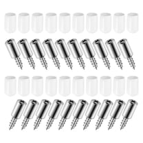 MLINS  20 Pcs Shelf Pins Self-tapping Screws Small Wood for Cabinet