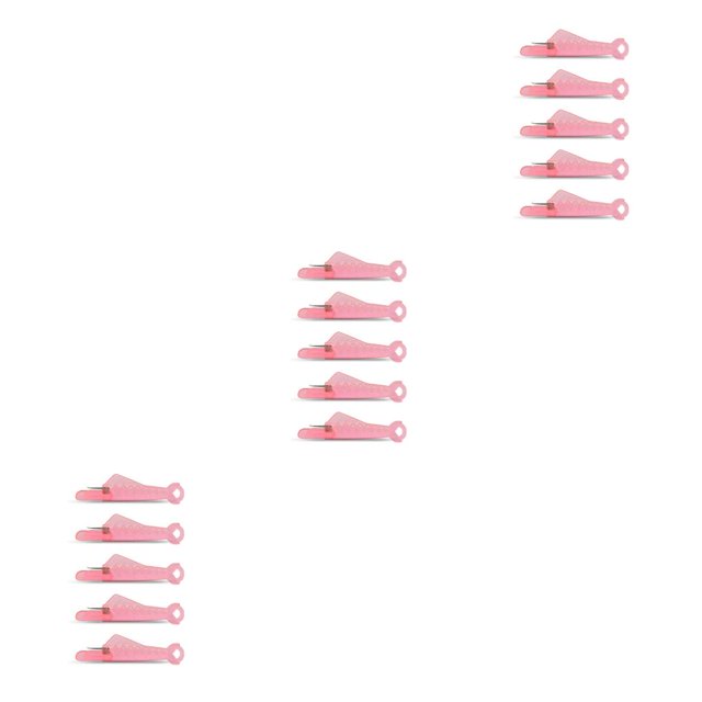 Wosthever Enhebrador de agujas, guía de bordado, herramienta de enhebrado, forma de pez, cuero, plástico, costura, inserción de hilo, rosa, 5 Type1 NO1