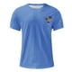 thumbnail image 3 of Camisas de Manga Larga para Hombres Casual Impreso Cuello Girado Abajo, Lado Dividido Botón Abajo Blusa para Al Aire Libre, Diario Y Primavera Verano, 3 of 5
