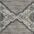 thumbnail image 3 of SAFAVIEH Madison Frazier Floral Geometric Runner Rug, Light Grey/Blue, 2'3" x 8', 3 of 4