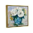 thumbnail image 3 of Stupell Industries Bold Modern Flower Bouquet Blossoms Painting Metallic Gold Floating Framed Canvas Print Wall Art, Design by Jeanette Vertentes, 3 of 6