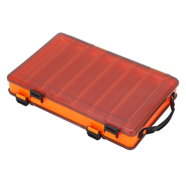 Caja de aparejos de pesca Jadeshay Organizador de señuelos de pesca Plástico Color Como se muestra en la imagen