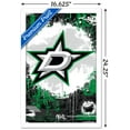 thumbnail image 3 of NHL Dallas Stars - Maximalist Logo 23 Wall Poster, 14.725" x 22.375" Framed, 3 of 5