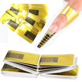 thumbnail image 1 of 20/40Pcs French Nail Form Tips For Acrylic UV Gel Extension Curl Form Builder Nail Gel Guide Mold Manicure Stencil, 1 of 5