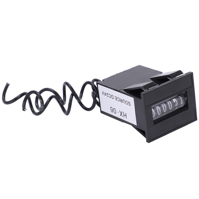 Contador de pulso digital, contador electromagnético de 6 dígitos Contador electrónico Contador electromagnético Materiales ecológicos
