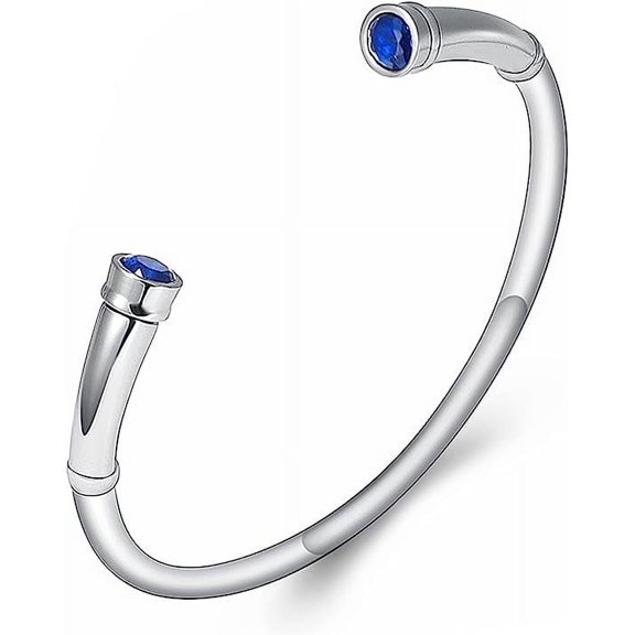 Shiny Birthstone Urn Bracelet Cremation Bracelet for Ashes Memorial Ashes Bracelet Openable Cuff Urn Bangle Bracelet