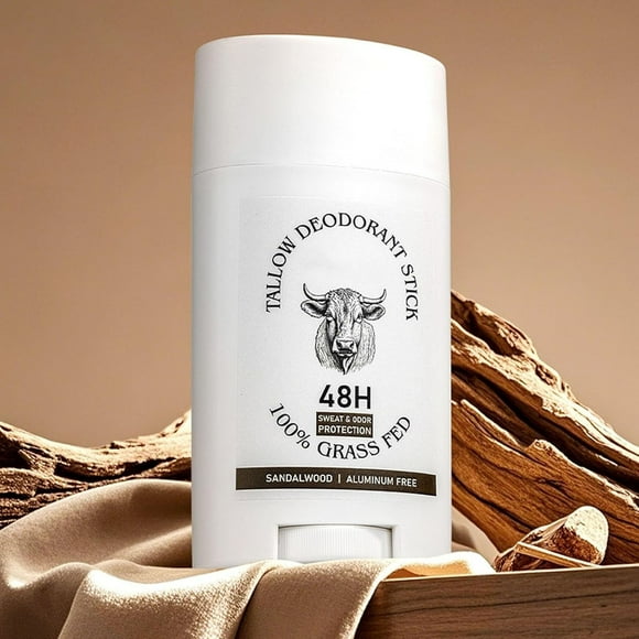 72 horas de protección Desodorante natural en barra Sin aluminio pH optimizado Crema bloqueadora de olores corporales con fórmula de deslizamiento suave para pieles sensibles Sin parabenos Sin