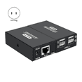 thumbnail image 3 of Rallonge USB 120M 4 Ports sur Ethernet RJ45 Câble Cat6 Hub Prise US, 3 of 7