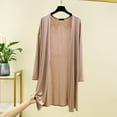 thumbnail image 2 of Uooqdmx Light Weight Cardigan Women Summer Cardigan Long Cardigans for Women Open Front Cardigan for Women Light Cardigans for Women, Khaki L, 2 of 9