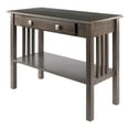 thumbnail image 1 of Winsome Stafford Console Table Oyster Gray Finish, 1 of 9
