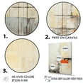 thumbnail image 3 of Designart "Peach And Grey Road Mosaic" Abstract Collages Canvas Art Print, 3 of 7