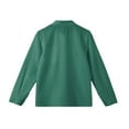 thumbnail image 3 of Dress Shirt for Girls, Crisp Collared Shirt for a Polished Look, Essential for School Dress Codes, Piano Recitals, and Family Photo Sessions,Dark Green,150, 3 of 4