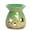 Green, variant on wutoase Ceramic Wax Melt Warmer, Essential Oil Diffuser & Tea Light Candle Holder, Aroma Burner for Home Bedroom Decor, Desk Incense Accessory